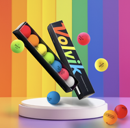 [Made in Korea 100%] ]ลูกกอล์ฟ Volvik rainbow 7 ลูก  7 สี เนื้อด้าน