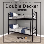 🔥3V Double Decker Powder Coated Metal Bed Frame  3VEY901 - Single | Katil Dua Tingkat | Ready Stock