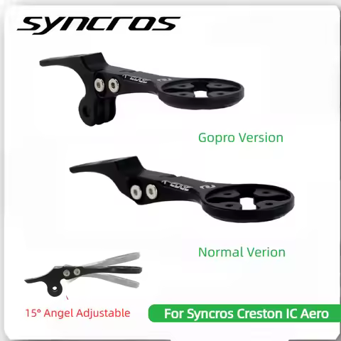 Syncros IC Aero Front Computer Mount Gopro Mount Speedometer GPS/Garmin/Bryton/Wahoo Inserts Fits Cr