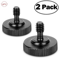 1/4 inch L Bracket Screw Bottom 1/4 inch-20 Female Thread (Pack of 2)
