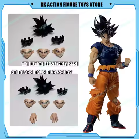 TK Ultra Instinct 2.5 Version SHF Son Goku Action Figures Head Sculpture Accessory Kit Super SHF Gok