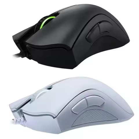 Original Razer DeathAdder Essential Wired Gaming Mouse Mice 6400DPI Optical Sensor 5 Independently B