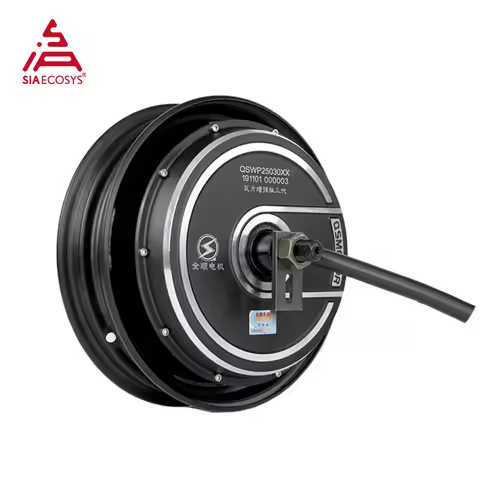 SiAECOSYS QSMOTOR 10x2.15inch QS212 2500W Electric Hub Motor 45H V4 BLDC High Power Scooter Motor