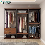 Open Wardrobe Combined Type Wardrobe Waterproof Large Capacity Wardrobe Cabinet Open Concept Wardrob