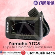 🔥OFFER🔥 Yamaha YTC5 Clip On Chromatic Tuner For Acoustic Electric Guitar Ukulele Bass Kapok Gitar Akustik Elektrik Bass
