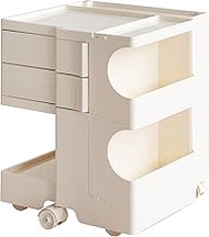 Miyatake Seisakusho Multi-Wagon, Pluna, 4 Sided Storage Wagon, with Casters, Push Type, Slide Tray, 