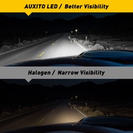 AUXITO 2Pcs 9006 HB4 4000Lm LED Fog Light For Car 9006 Led Car Fog Lights Day Driving Lamp 6500K Whi