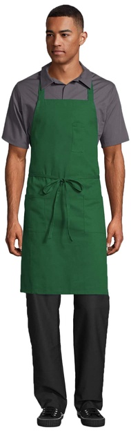 Unisex Classic Restaurant Bib Apron for Work Uniform