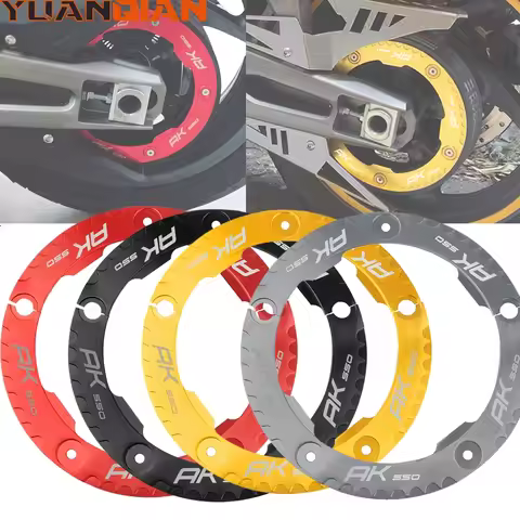 AK550 CNC Aluminum Motorcycle Accessories Transmission Belt Pulley Protective Cover For KYMCO AK550