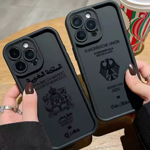 Morocco UK USA Passport Phone Case for Oppo A78 A58 A57 A54 A38 Reno 12 11 10 8 7 T Z F Pro Plus 4G 