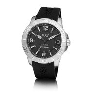 MAX Legend Silver Steel Men's Watch 44mm 5-MAX675
