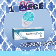 (1 PIECE) Freshkon Daily Disposable Clear Lens 1 Day Use Contact Lenses