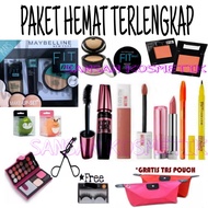 (COD-PROMO) Paket Makeup MYB 1 Set 1 Paket 13 in 1 - Bedak Padat + Bedak Tabur + Primer + Foundation