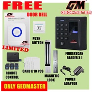 Geomaster Biometric Fingerprint Door Access Security System With Romote Control - Door Access System