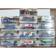 Hotwheels Team Transport RWB Porsche 356 Speedster Mercedes 300SL Plymouth Jaguar Ford Mazda Nissan 