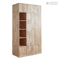 Natural Signature 2532-7 Woodwall 1200 wardrobe II (width : 600mm)/Solid Rubberwood/Airbnb/Hostel/Ho