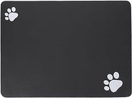 NOLITOY Pet Feeding Mat No Stains Quick Dry Dog Mat for Food and Water Bowl Dog Food Mat Dog Water Dispenser Mat A