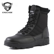 Men Tactical SWAT Boots Shoes Battle Outdoor Hiking Adventure Ventilation & Perspiration