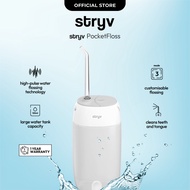 Stryv PocketFloss | Water Flosser for Teeth | 3 Cleaning Modes | 120ml Tank | Cordless | Micro USB |