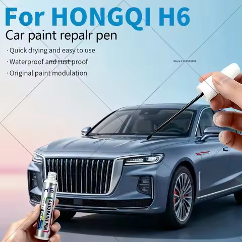 Car Paint Repair Pen For Hongqi H6 Touch Up Scratch Remover DIY Auto Accessories Black 2J White 1C R