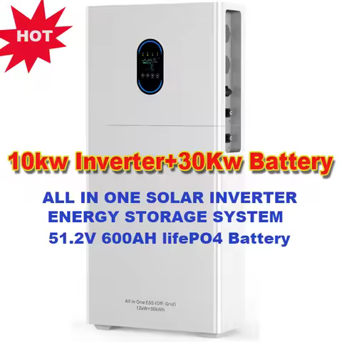 Hot Sale 30kw All-in-one Generator 10kw 12kw Inverter 16kw 30kw LifePO4 Battery MPPT Off Grid Solar 