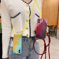 Strap casing iphone 11 11 Pro Max 12 Mini 12 Pro Max Casing Lanyard Color