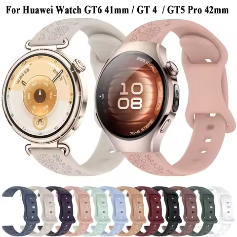 18mm Silicone Strap For Huawei Watch GT 6 41mm Watch Band For Huawei Watch GT6 5 4 41mm/for Garmin V