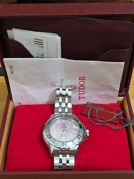 [罕有粉紅貝母面] Tudor Prince Date Hydronaut 85190 (36mm) 全套齊盒証