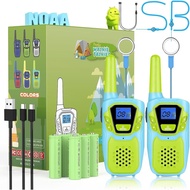 Walkie Talkies for Kids Adults Long Range Rechargeable 2 Pack, USB FRS 2 Way Radio Toys for 3-12+ Ye