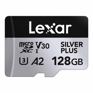 128 GB MICRO SD CARD (ไมโครเอสดีการ์ด) LEXAR PROFESSIONAL SILVER PLUS (LMSSIPL128G) ::