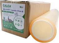 US Stock, CALCA UV DTF Transfer Film B 12in x 328ft UV DTF AB Film Roll Crystal Label Transfer Film 