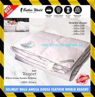 SELIMUT BEDCOVER BED COVER HOTEL BINTANG LIMA 5 BULU ANGSA PREMIUM GOOSE FEATHER WORLD INNER DUVET Q
