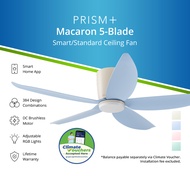 [NEA CLIMATE VOUCHER $400] PRISM+ Oasis Pro Macaron Smart Ceiling Fan | 5 Blades | Integrated Dimmab