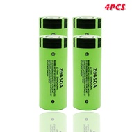 Panasonic 26650 Battery 5000mAh 3.7V 50A Lithium Ion Rechargeable Battery for 26650A LED Flashlight 
