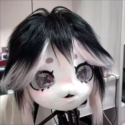 Furry Fandom Fursuit Eyeball Cosplay Costume Furry Suit Kigurumi Headsets Accessories Animal Dust Ne