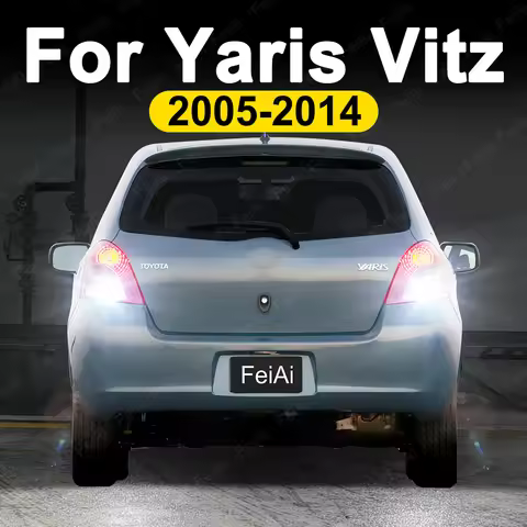 For Toyota Yaris Vitz XP90 LED Reverse Reversing Lights Yaris P9 Accessories 2005 2006 2007 2008 200