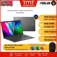 Asus Vivobook 15 M513U (Black/Silver) Laptop | AMD Ryzen 5-5500U | 8GB RAM 512GB SSD | 15.6" FHD OLE