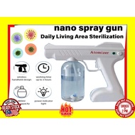 Spray Gun 800ML Wireless Rechargeable Disinfection Sprayer Nano Blue Ray Atomizer Fogging Spray Gun 蓝光雾化