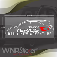 Stiker Cutting Terios Konde Variasi Kaca Mobil Daily New Adventure