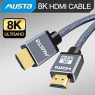 HDMI Cable 8K Certified 8K HDMI 2.1 Cable 8K/60Hz 4K/120Hz 2K/144Hz 48Gbps Ultra High-Speed Cable 3D