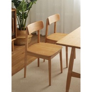 實木餐椅北歐櫻桃木全實木格林書桌椅小戶型白橡木日式原木靠背椅