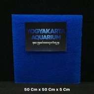 Filter Mat 50 x 50 x 4 cm Japmat Matala Mechanical Filter Media - biru