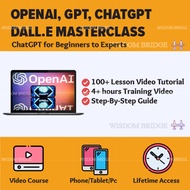 [Video Course] OpenAI, GPT, ChatGPT and DALL-E Masterclass | ChatGpt Course ChatGpt 4 Chat Gpt ChatG