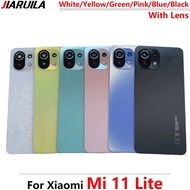 Back Glass Rear Cover For Xiaomi Mi 11 Lite 5G M2101k9ag M2101k9g Battery Door Housing Battery Back 
