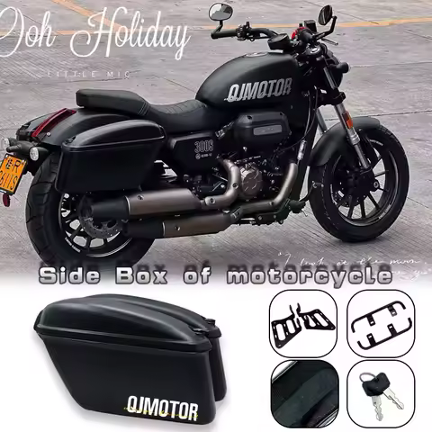 New Motorcycle Fit SRV300 / SRV250 Accessories Original Side Box Saddlebags For QJMOTOR SRV 300 / SR