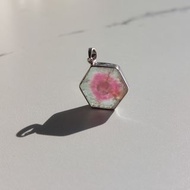 六角形西瓜碧璽吊墜