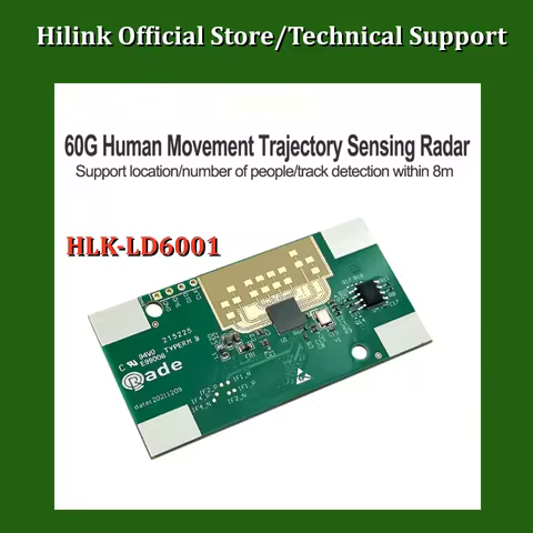 New Hi-Link original HLK-LD6001 60GHz Millimeter Wave Radar Module 8m Multi-target Human Trajectory