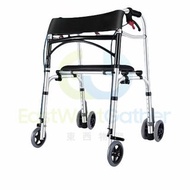 包送貨-【舒適款六輪帶手刹+防水軟座】復康助行架 #老人助行器 #四腳拐杖 #殘障者助行器 #復健老人助步器 #行路拐杖 #助力車 #老年扶手架 #輔助行走器 #Walking aid #elderl