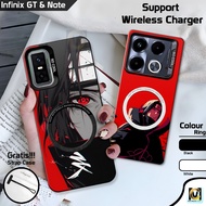Case So Cool Infinix GT 30 Pro Latest 2025 Support Wireless Charger Itachi Motif | SoftCase HP Infin