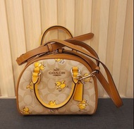coach cc427 小雞印花女士貝殼包 單肩斜挎手提包